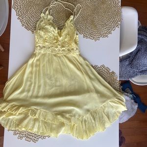 Free people yellow dress